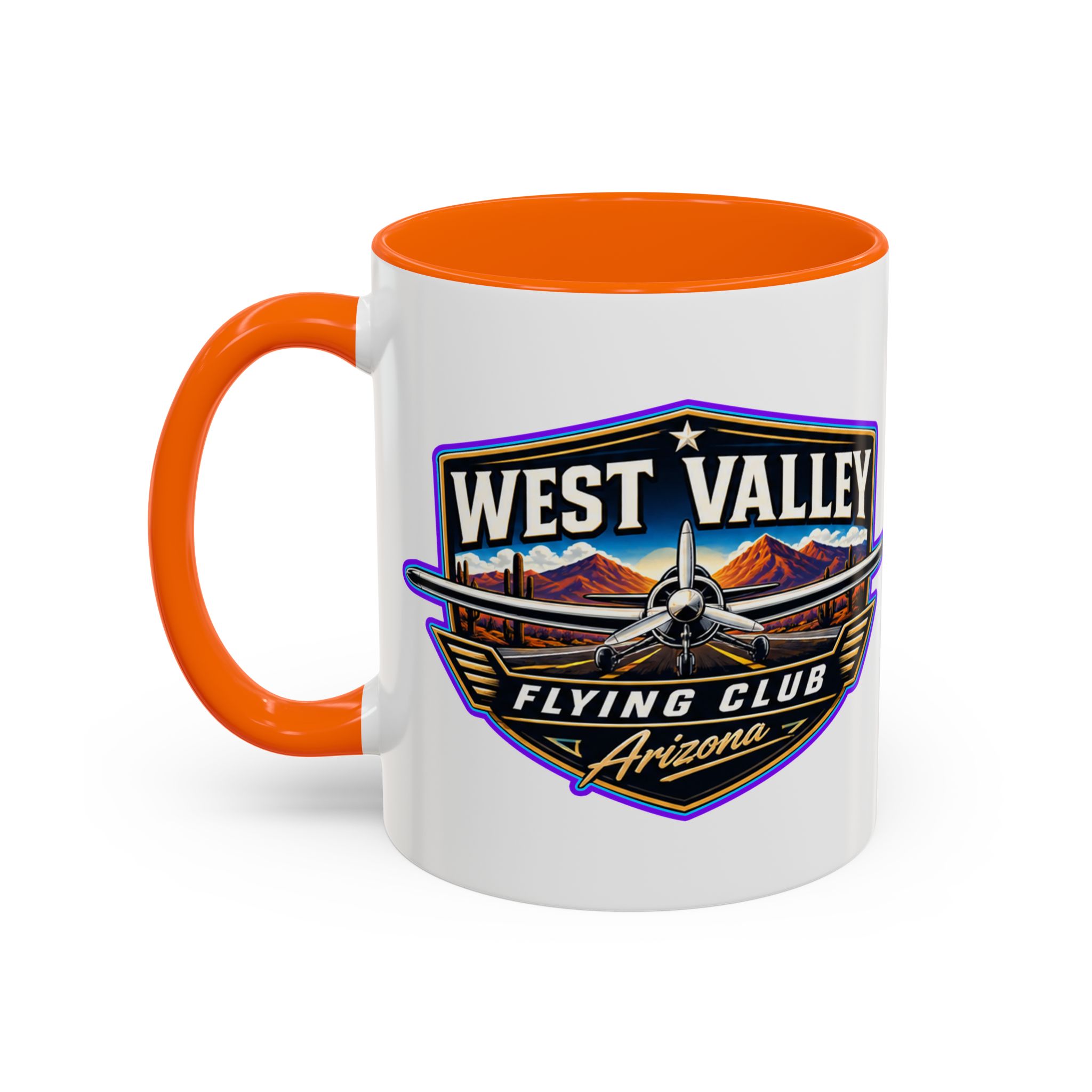 West Valley Flying Club Arizona Coffee Mug — Vintage Airplane Pilot Gift (11/15oz) - Image 18