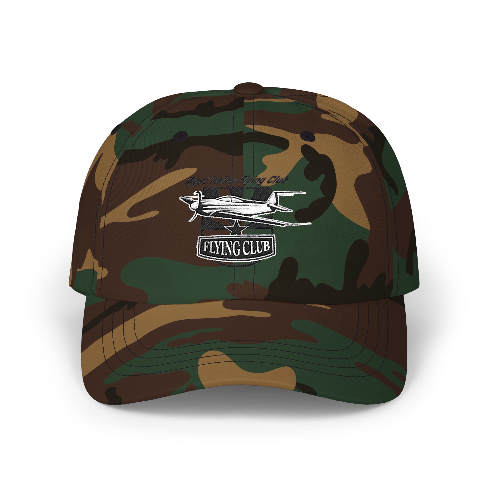 Aviation Club Classic Dad Cap — "Flying Club" Vintage Plane Embroidered Hat - Image 7