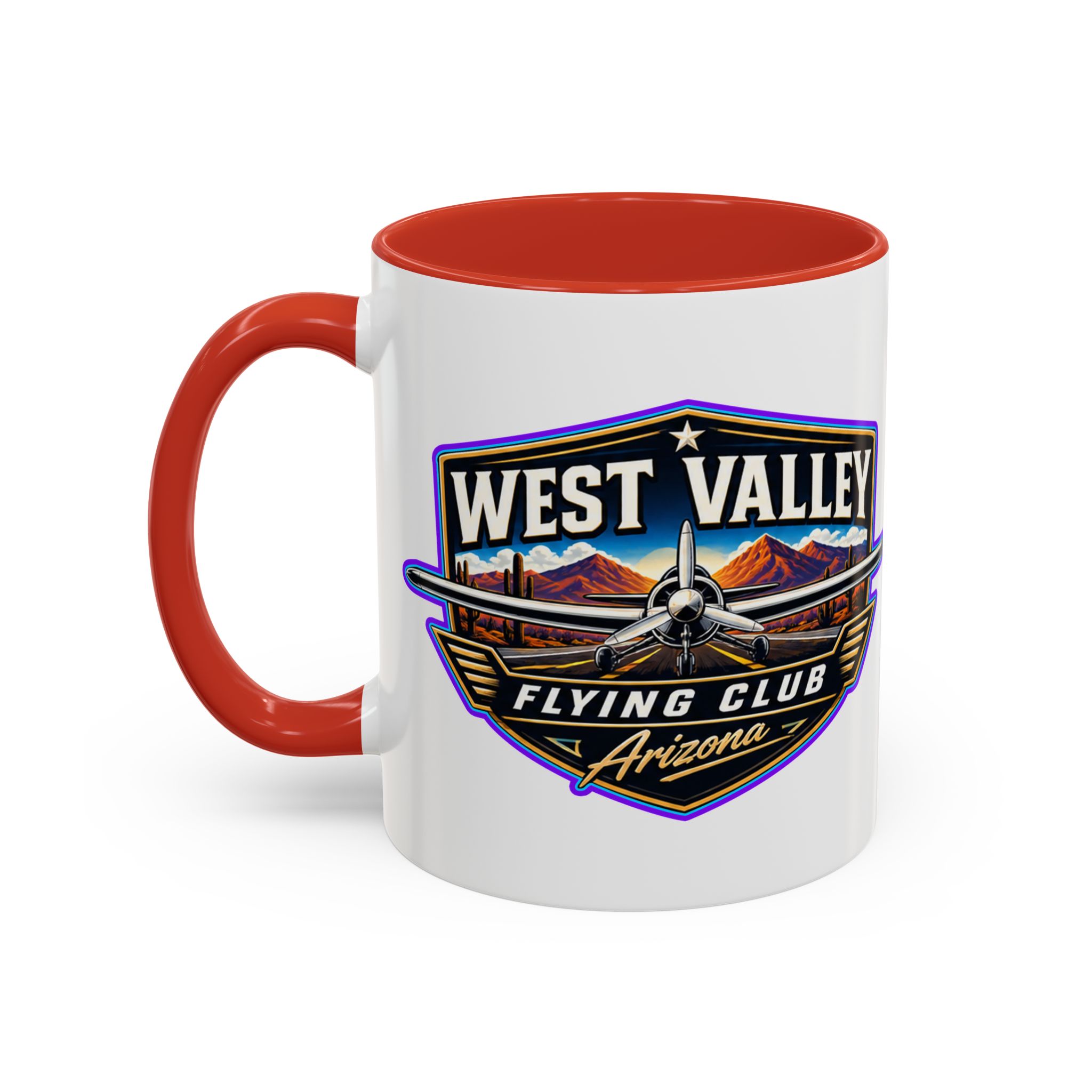 West Valley Flying Club Arizona Coffee Mug — Vintage Airplane Pilot Gift (11/15oz) - Image 12