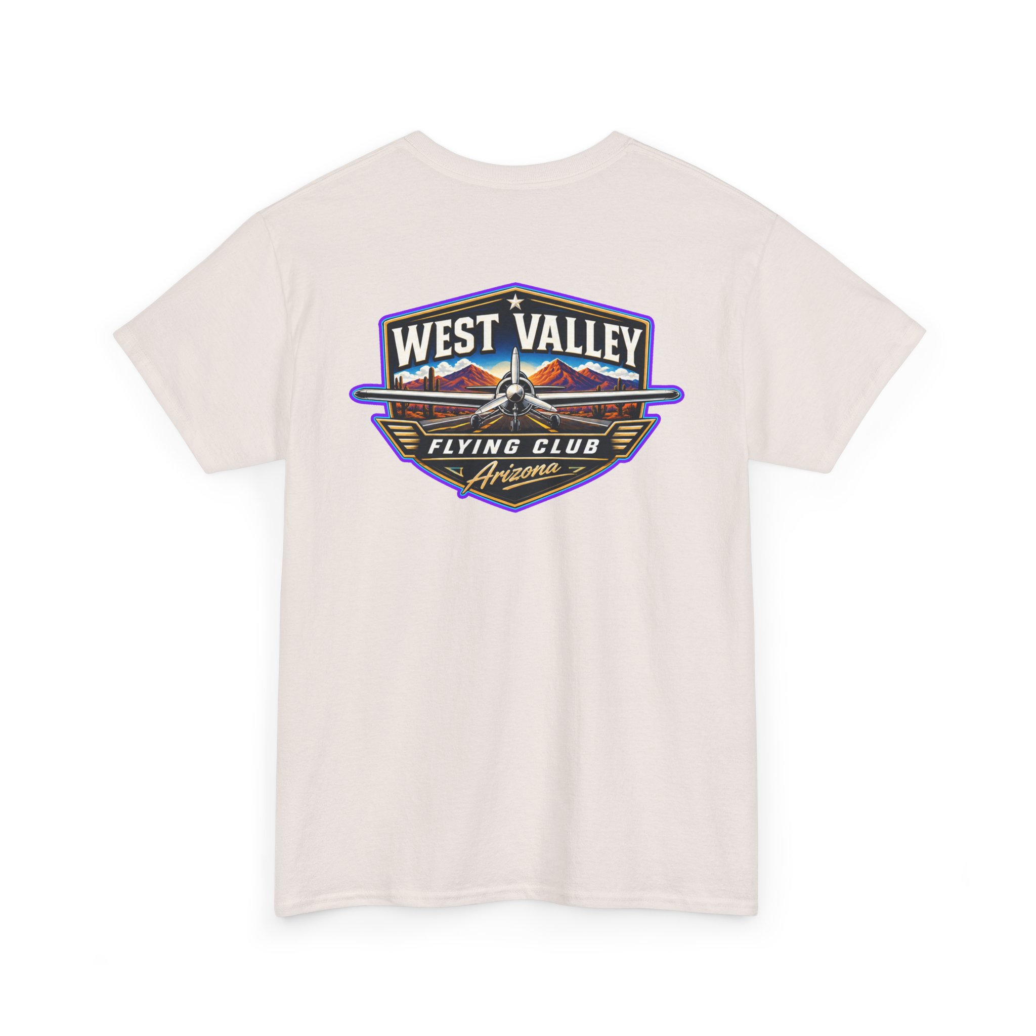 West Valley Flying Club Tee — Vintage Desert Airstrip Logo T‑Shirt - Image 15