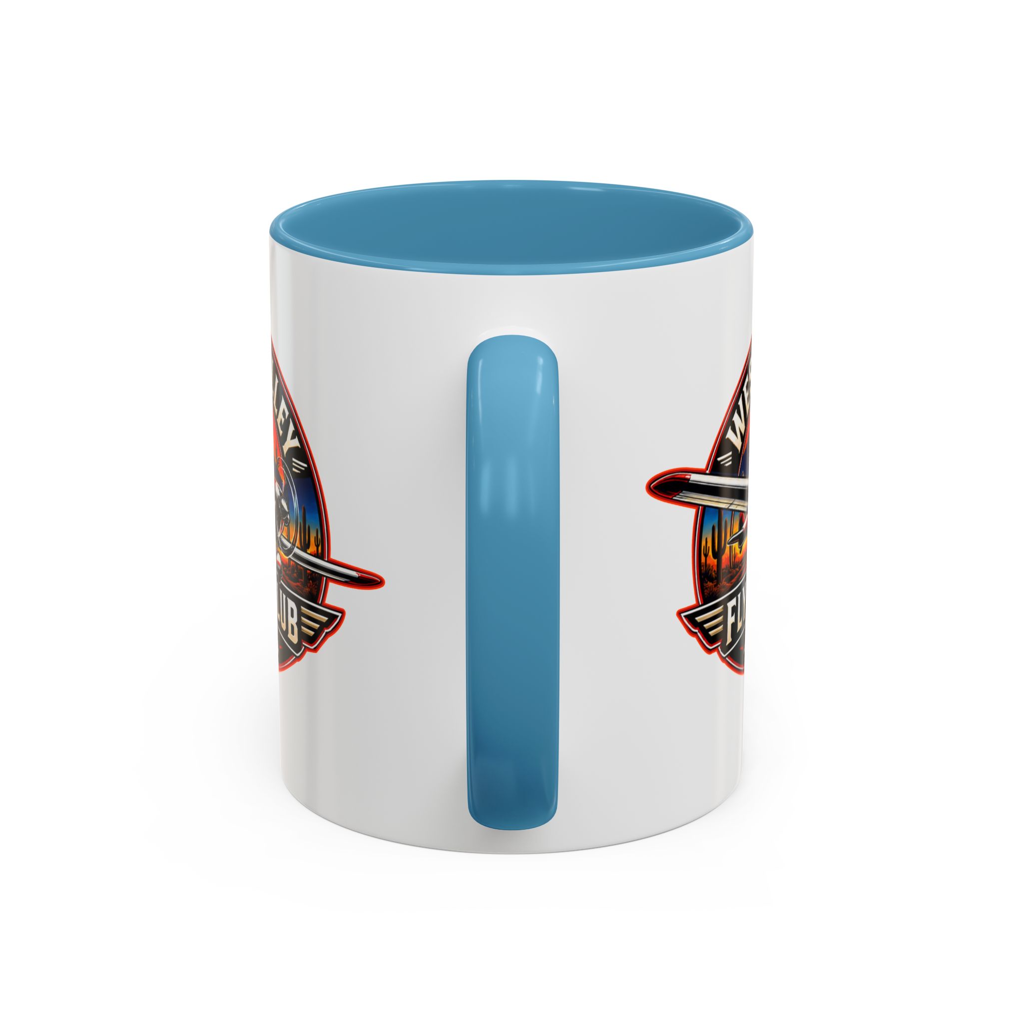 West Valley Flying Club Accent Coffee Mug — Arizona Aviation Logo (11/15oz) - Image 3