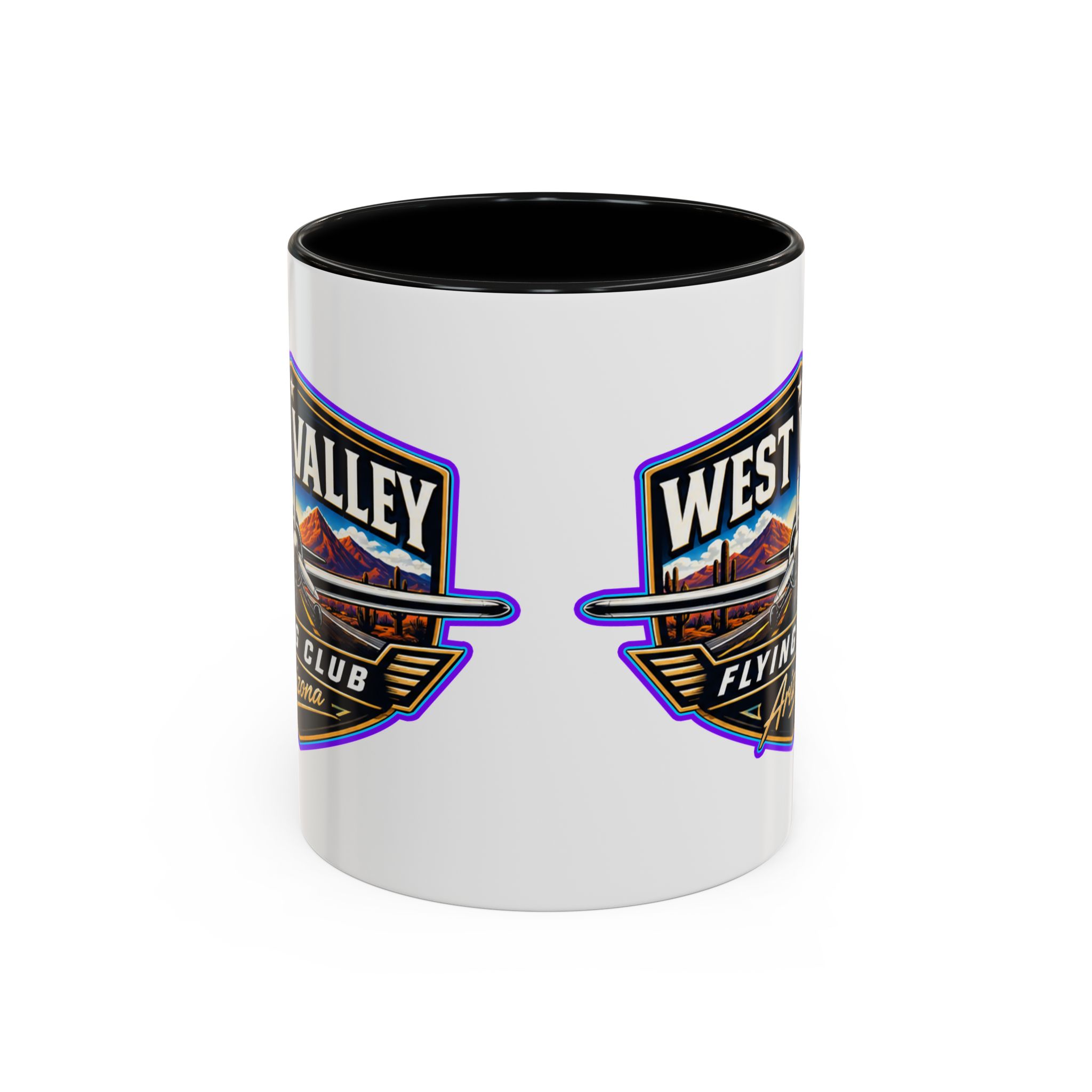 West Valley Flying Club Arizona Coffee Mug — Vintage Airplane Pilot Gift (11/15oz)
