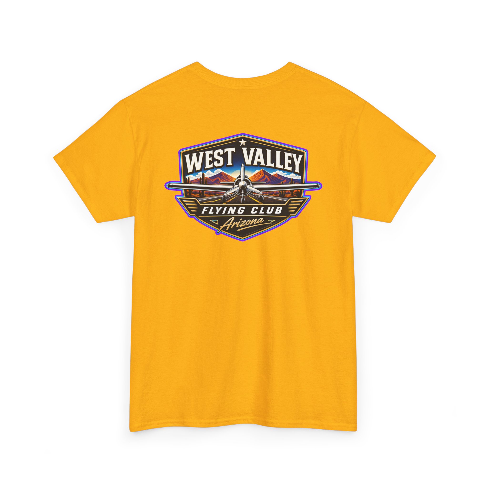 West Valley Flying Club Tee — Vintage Desert Airstrip Logo T‑Shirt - Image 18