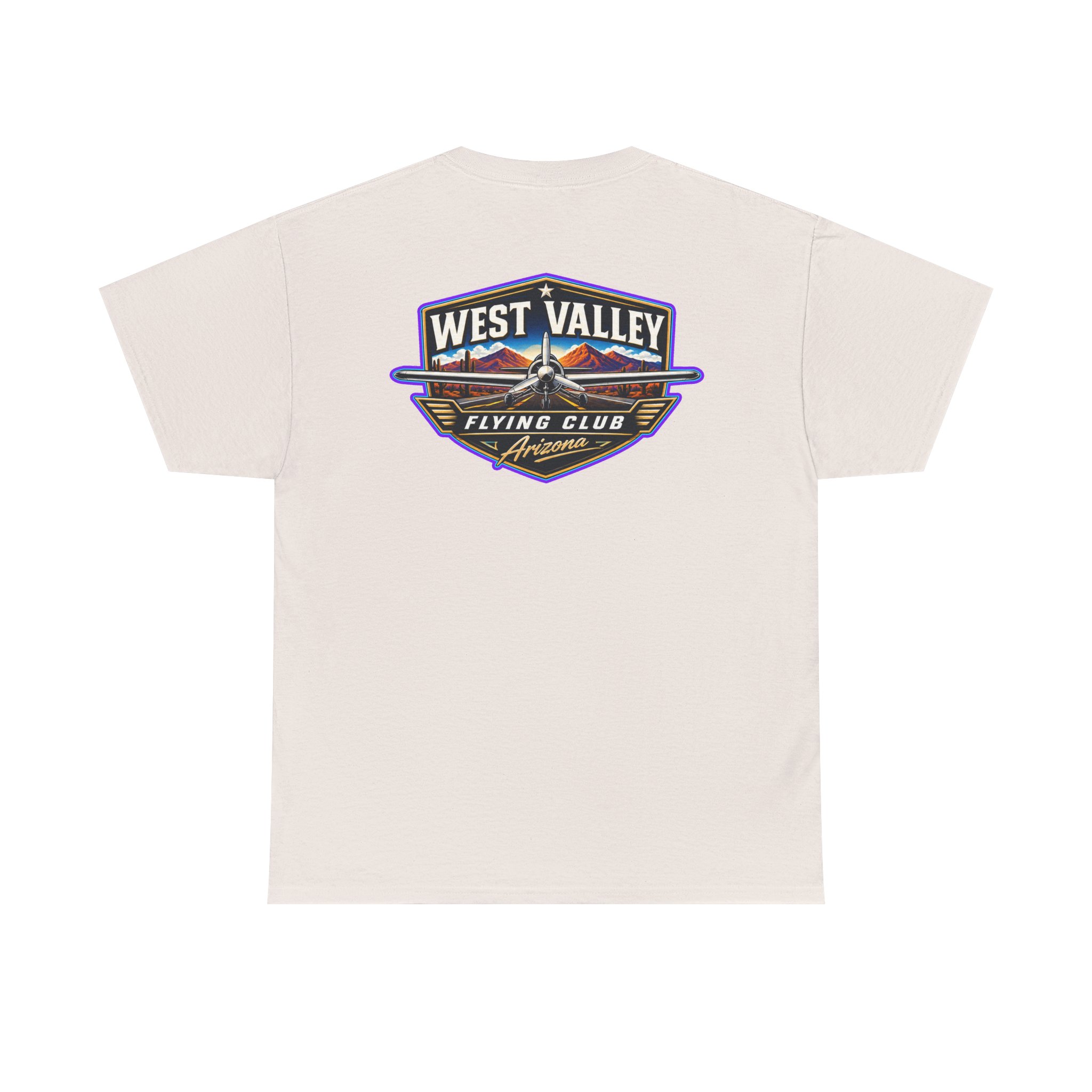 West Valley Flying Club Tee — Vintage Desert Airstrip Logo T‑Shirt - Image 14