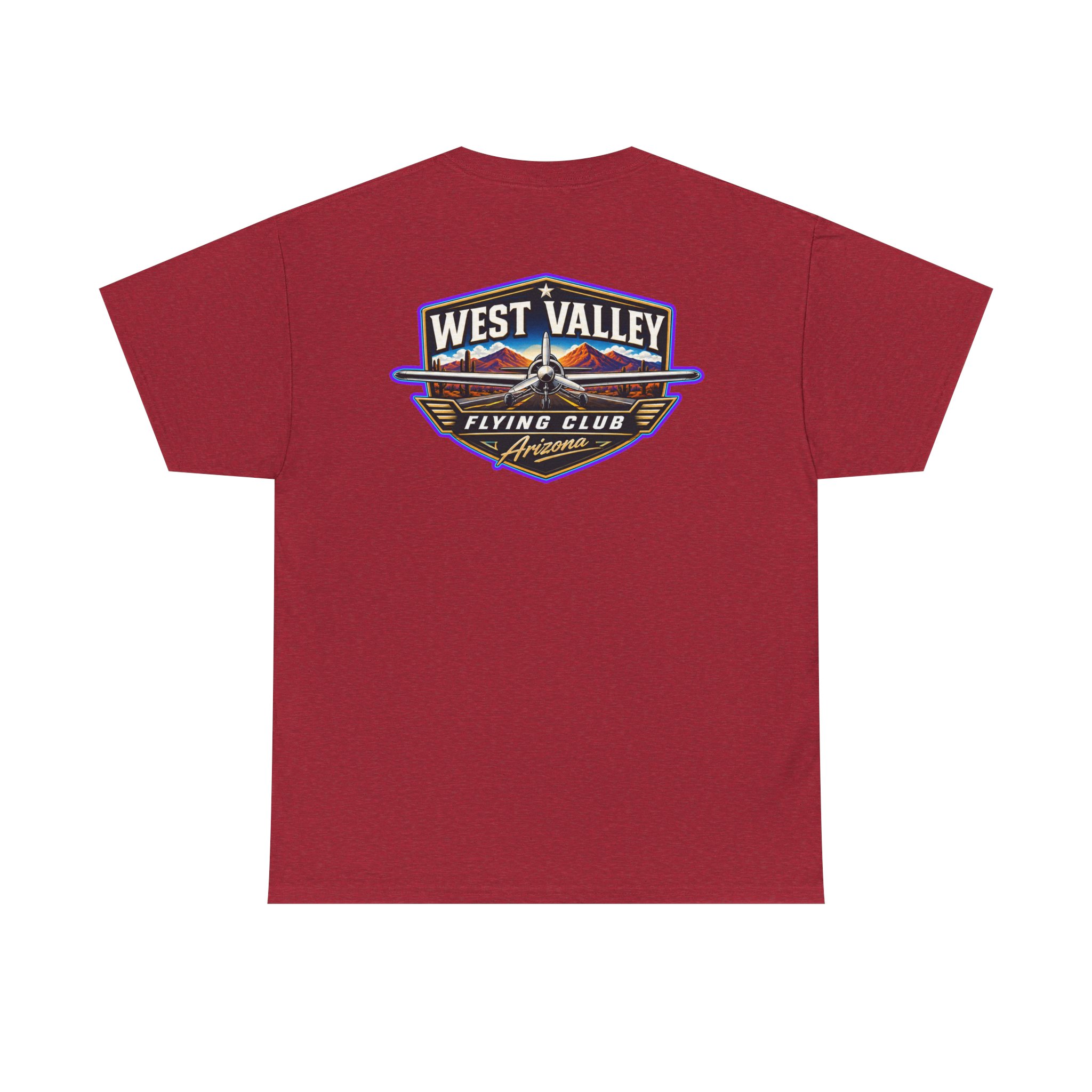 West Valley Flying Club Tee — Vintage Desert Airstrip Logo T‑Shirt - Image 32