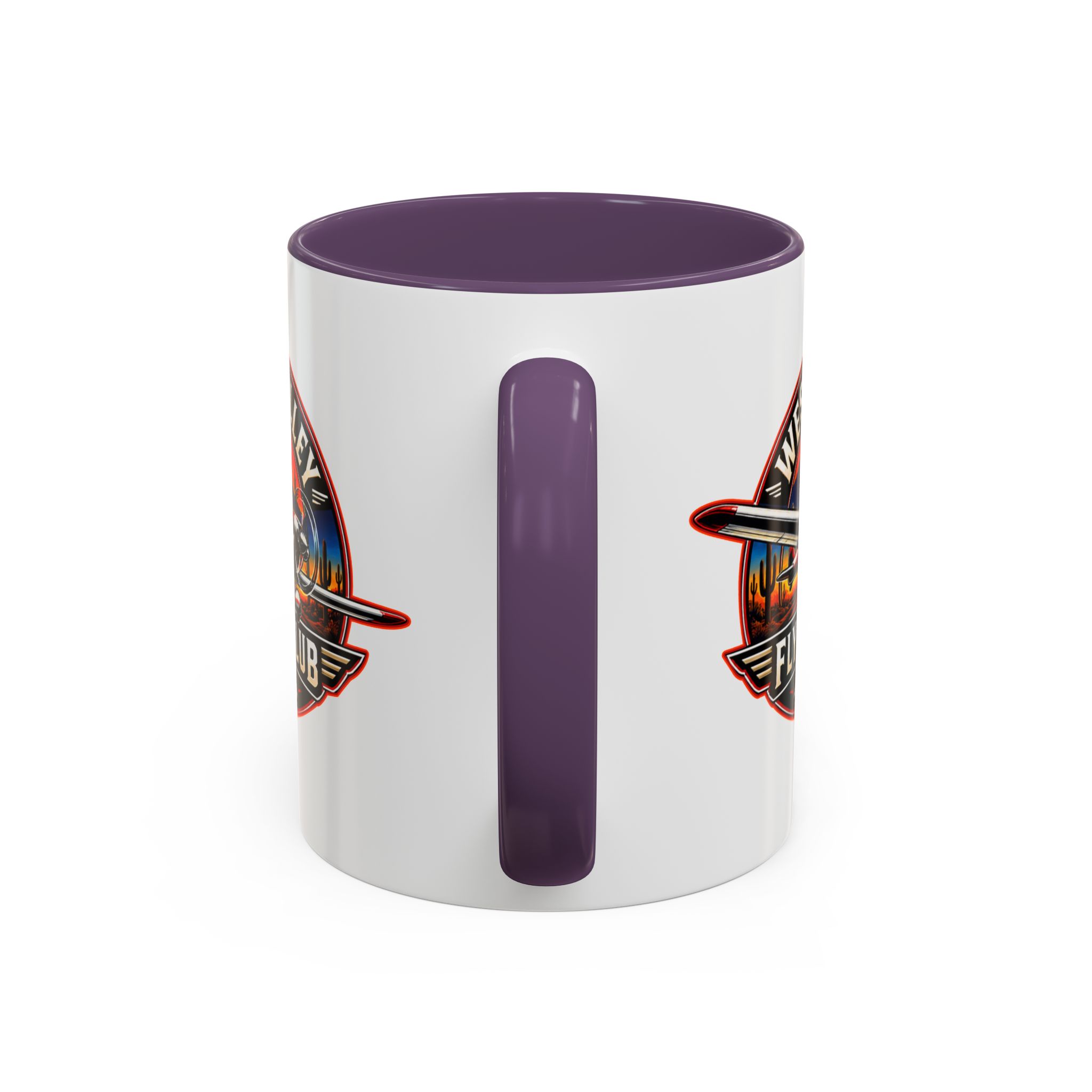 West Valley Flying Club Accent Coffee Mug — Arizona Aviation Logo (11/15oz) - Image 27