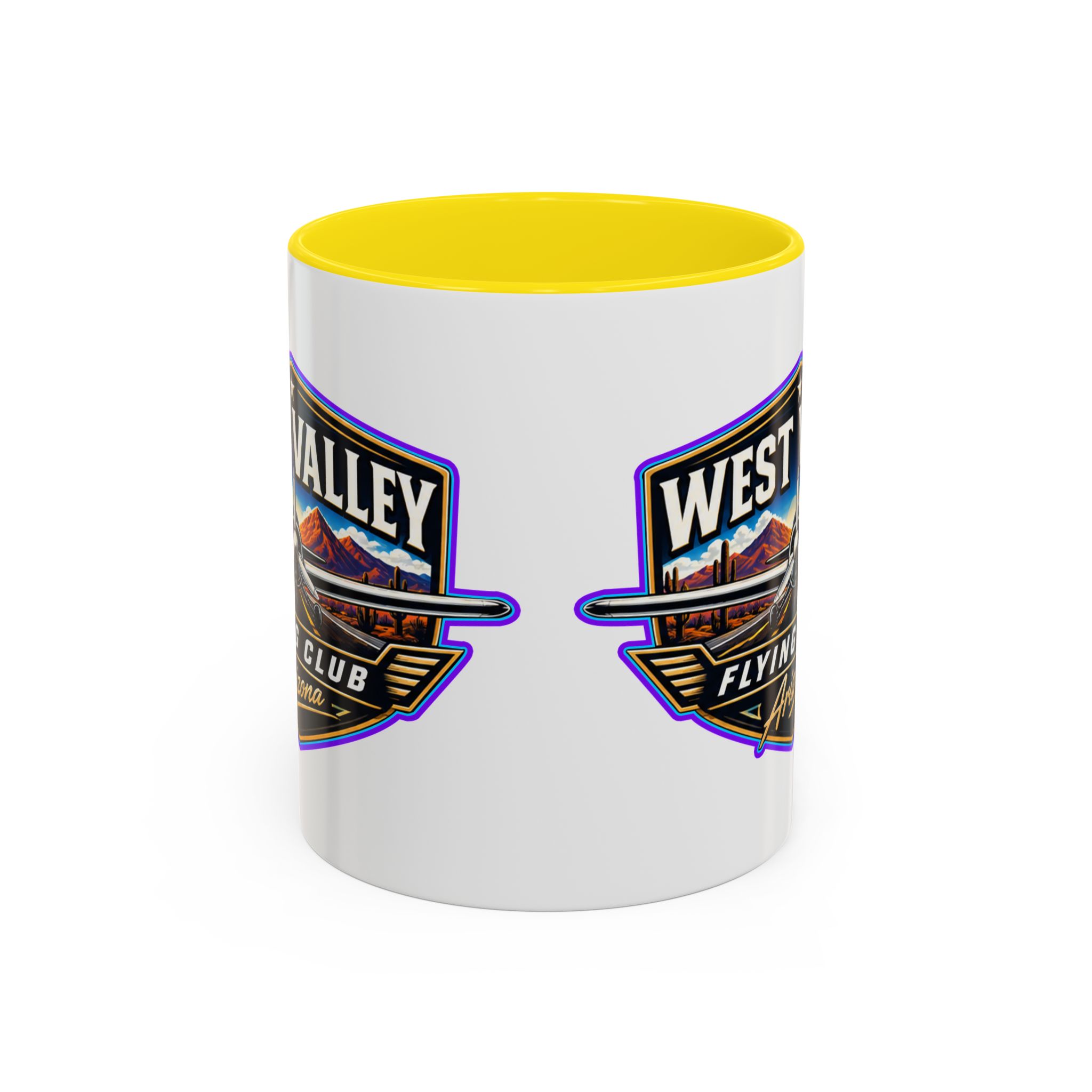 West Valley Flying Club Arizona Coffee Mug — Vintage Airplane Pilot Gift (11/15oz) - Image 19