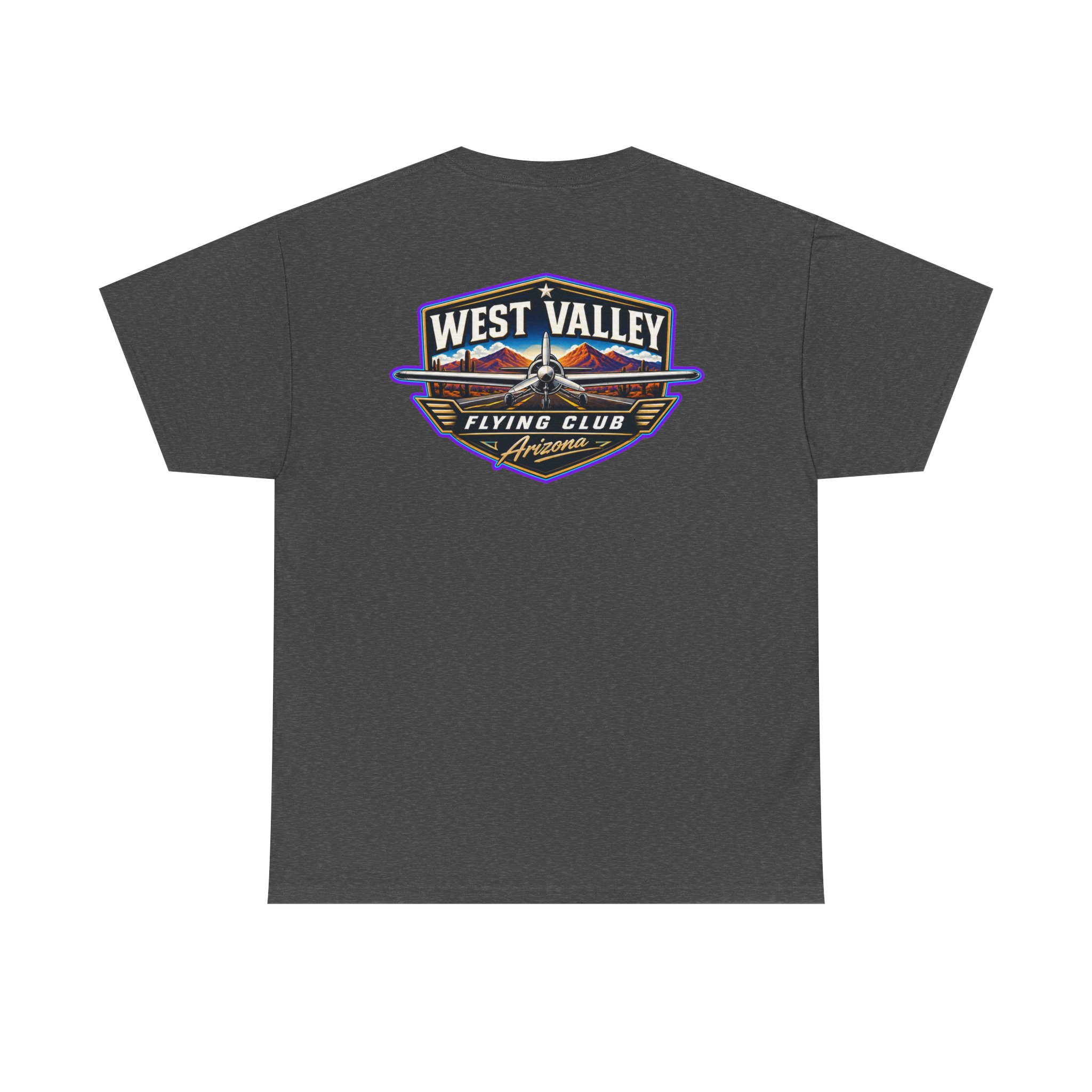 West Valley Flying Club Tee — Vintage Desert Airstrip Logo T‑Shirt - Image 23