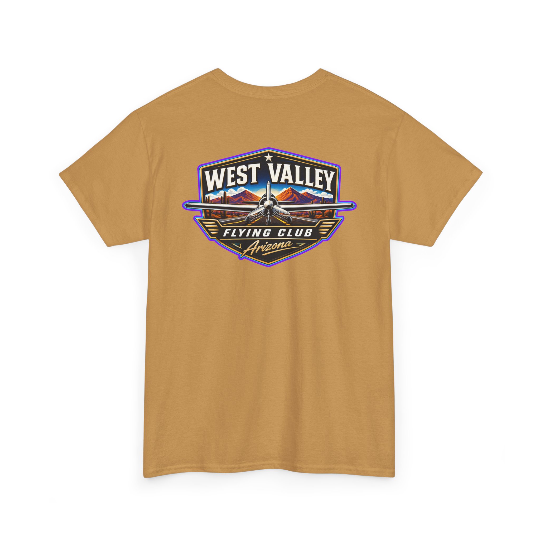 West Valley Flying Club Tee — Vintage Desert Airstrip Logo T‑Shirt - Image 21