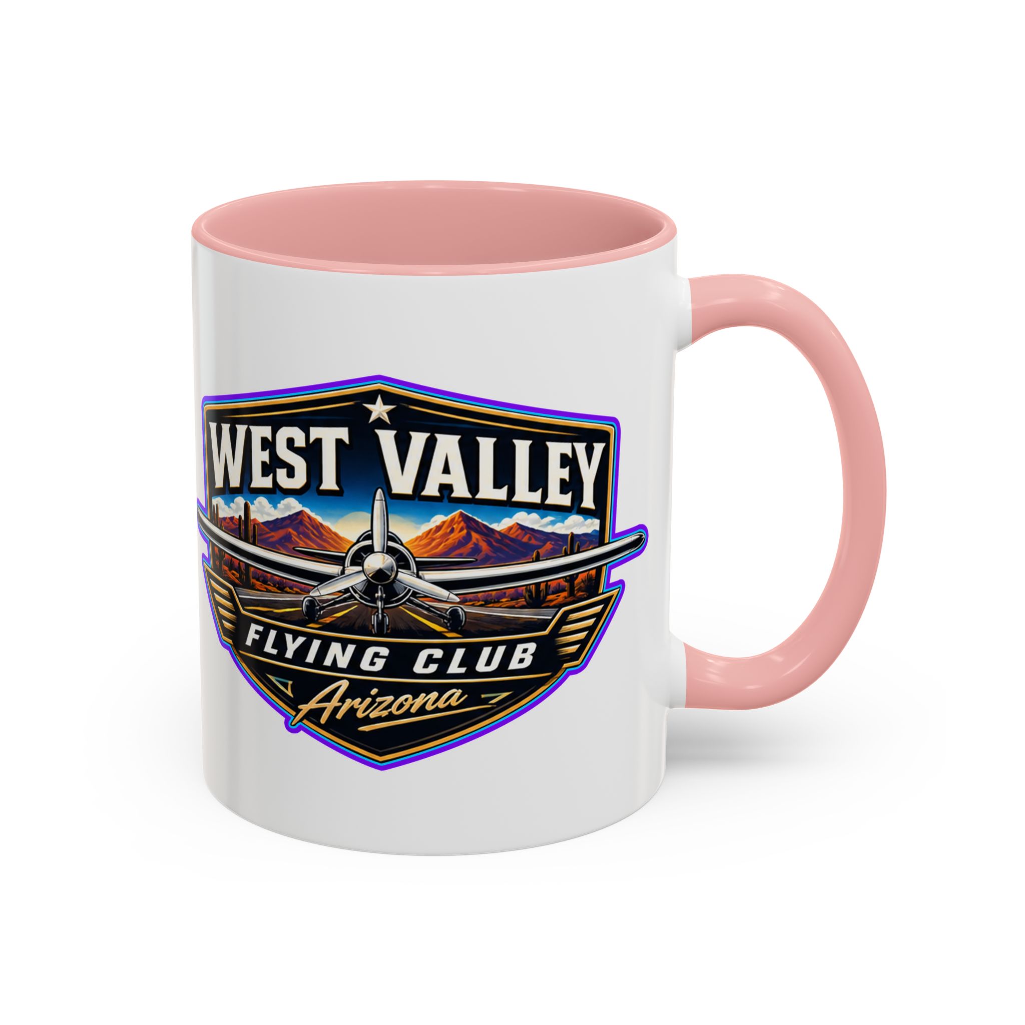 West Valley Flying Club Arizona Coffee Mug — Vintage Airplane Pilot Gift (11/15oz) - Image 8