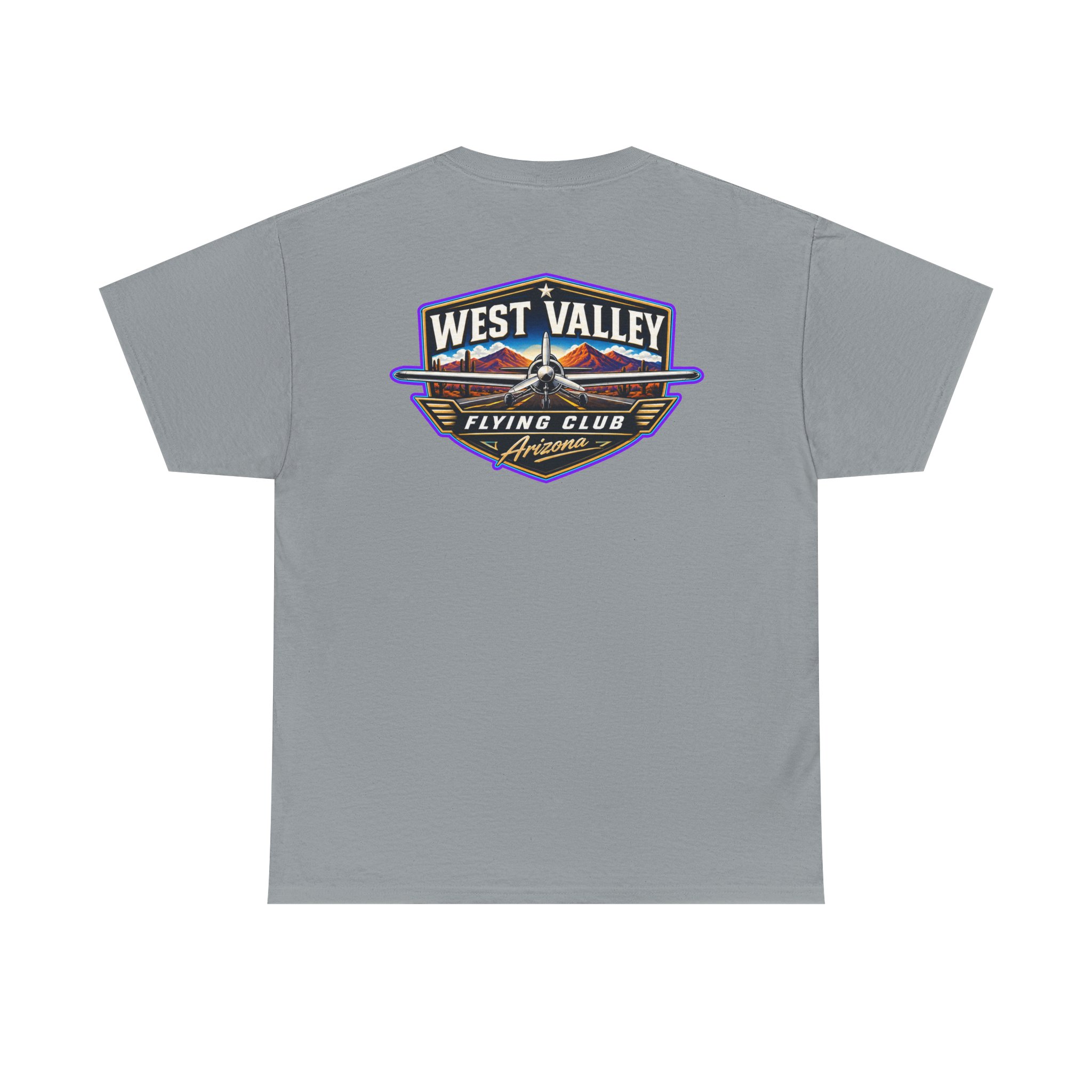 West Valley Flying Club Tee — Vintage Desert Airstrip Logo T‑Shirt - Image 6