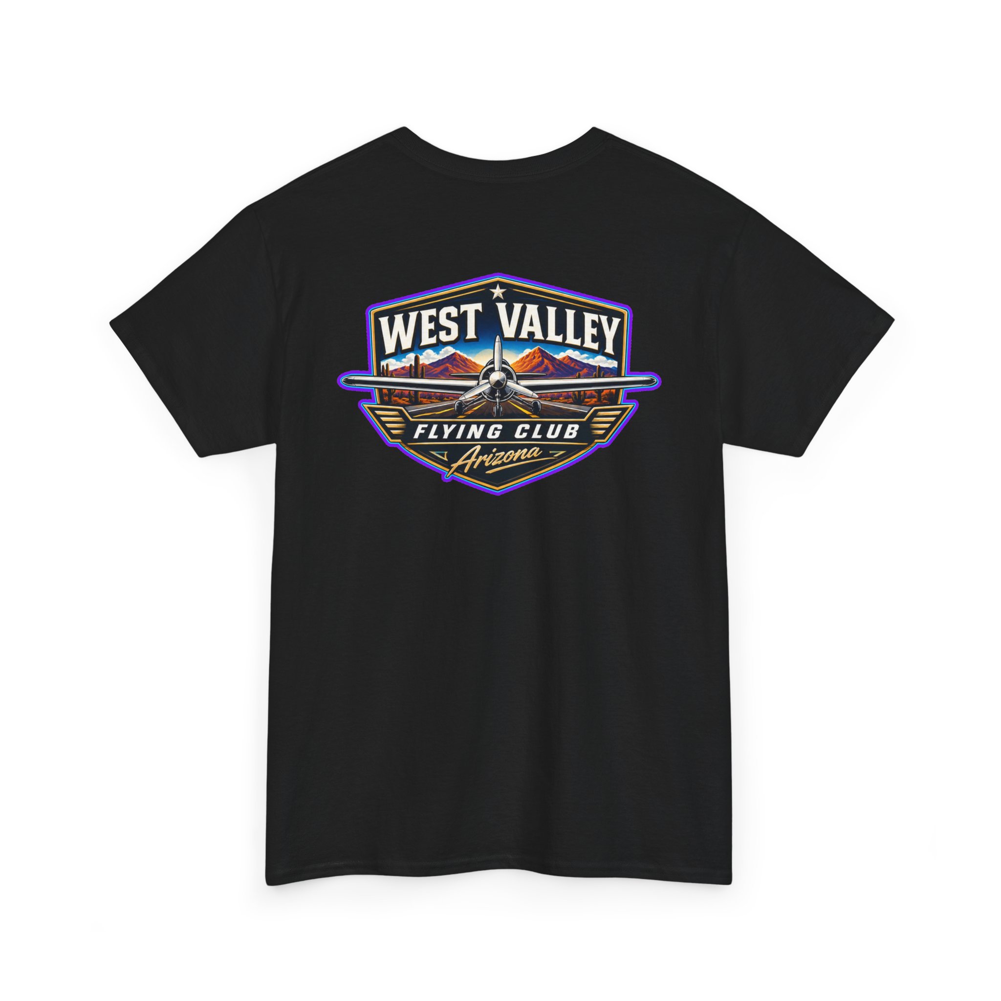 West Valley Flying Club Tee — Vintage Desert Airstrip Logo T‑Shirt - Image 12