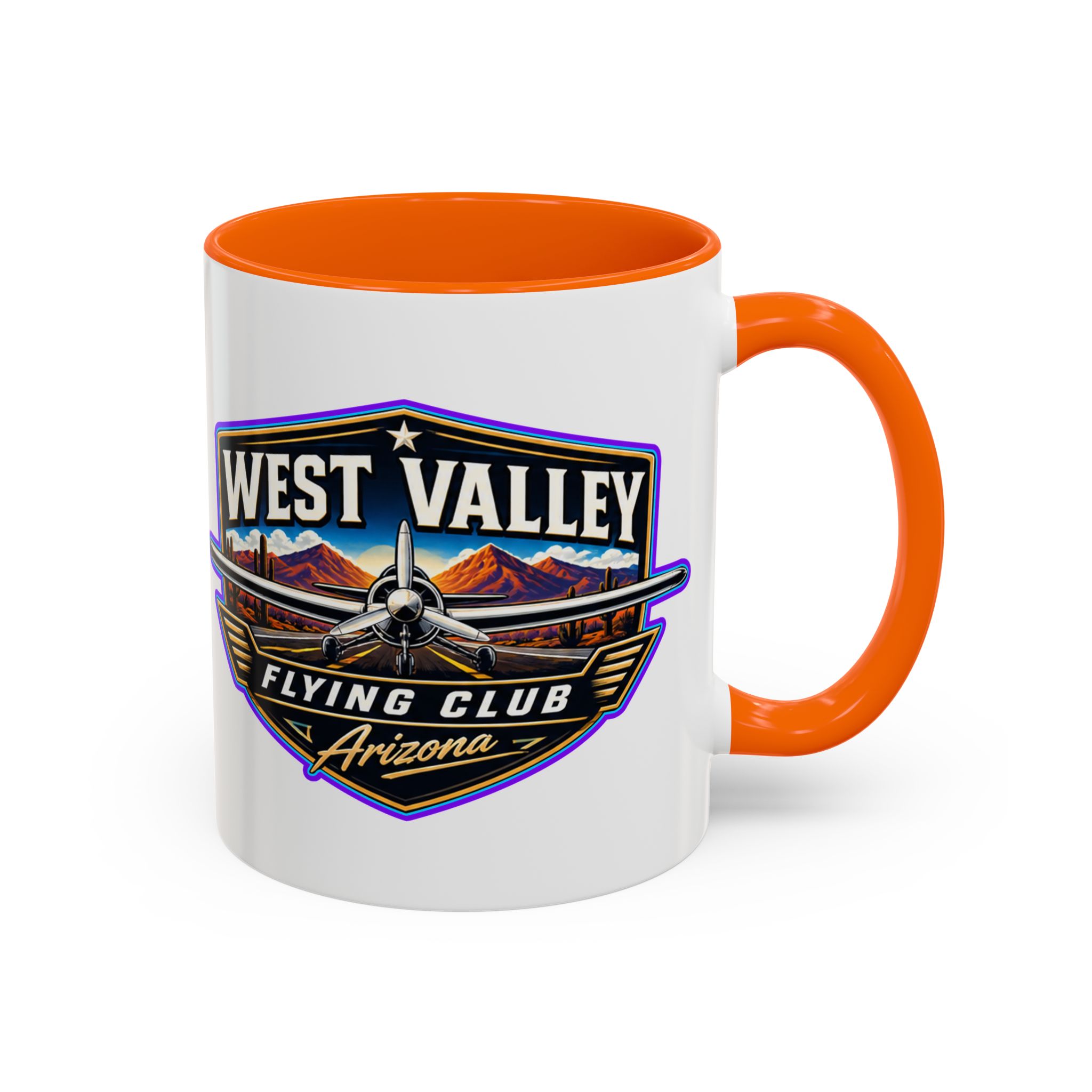 West Valley Flying Club Arizona Coffee Mug — Vintage Airplane Pilot Gift (11/15oz) - Image 17