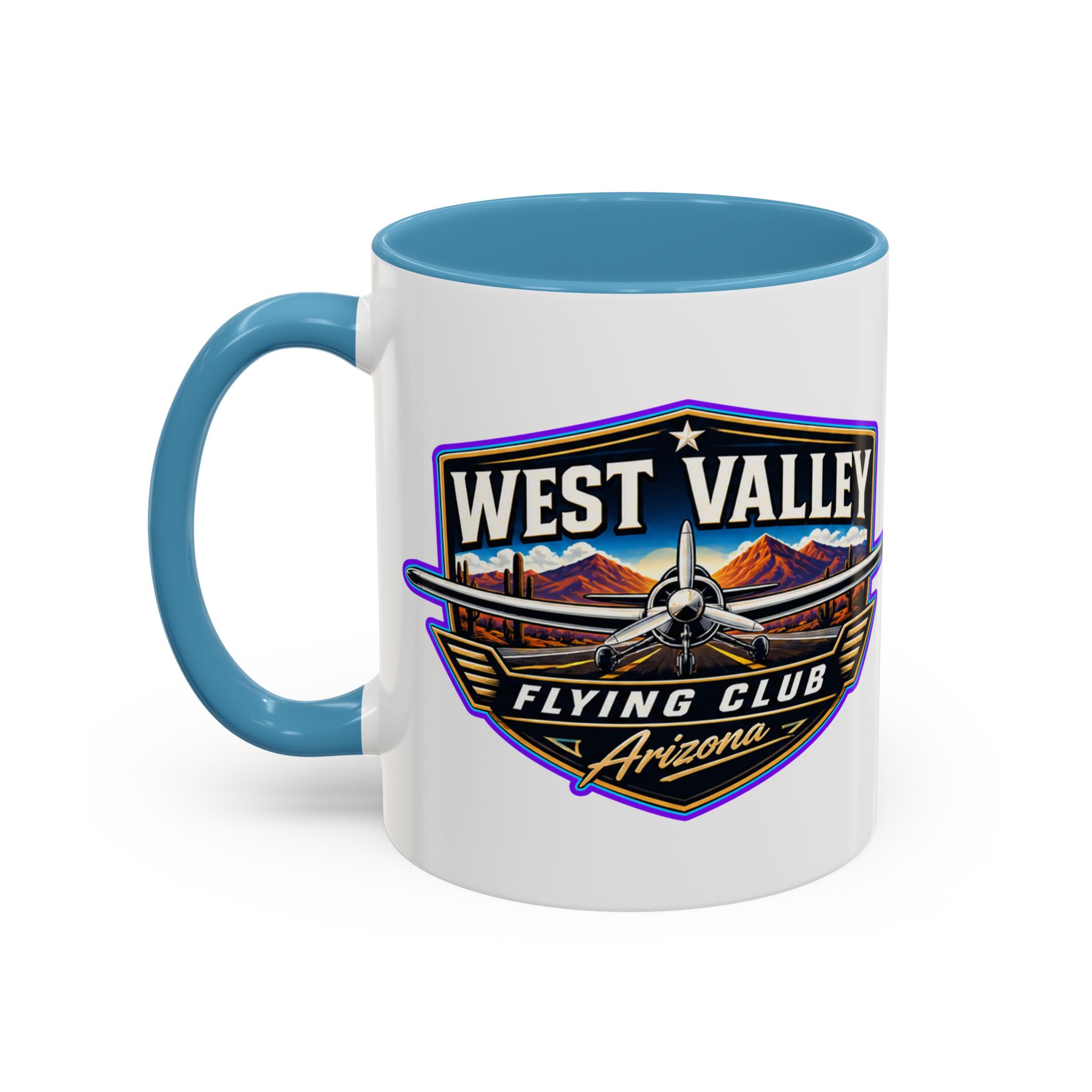 West Valley Flying Club Arizona Coffee Mug — Vintage Airplane Pilot Gift (11/15oz) - Image 15