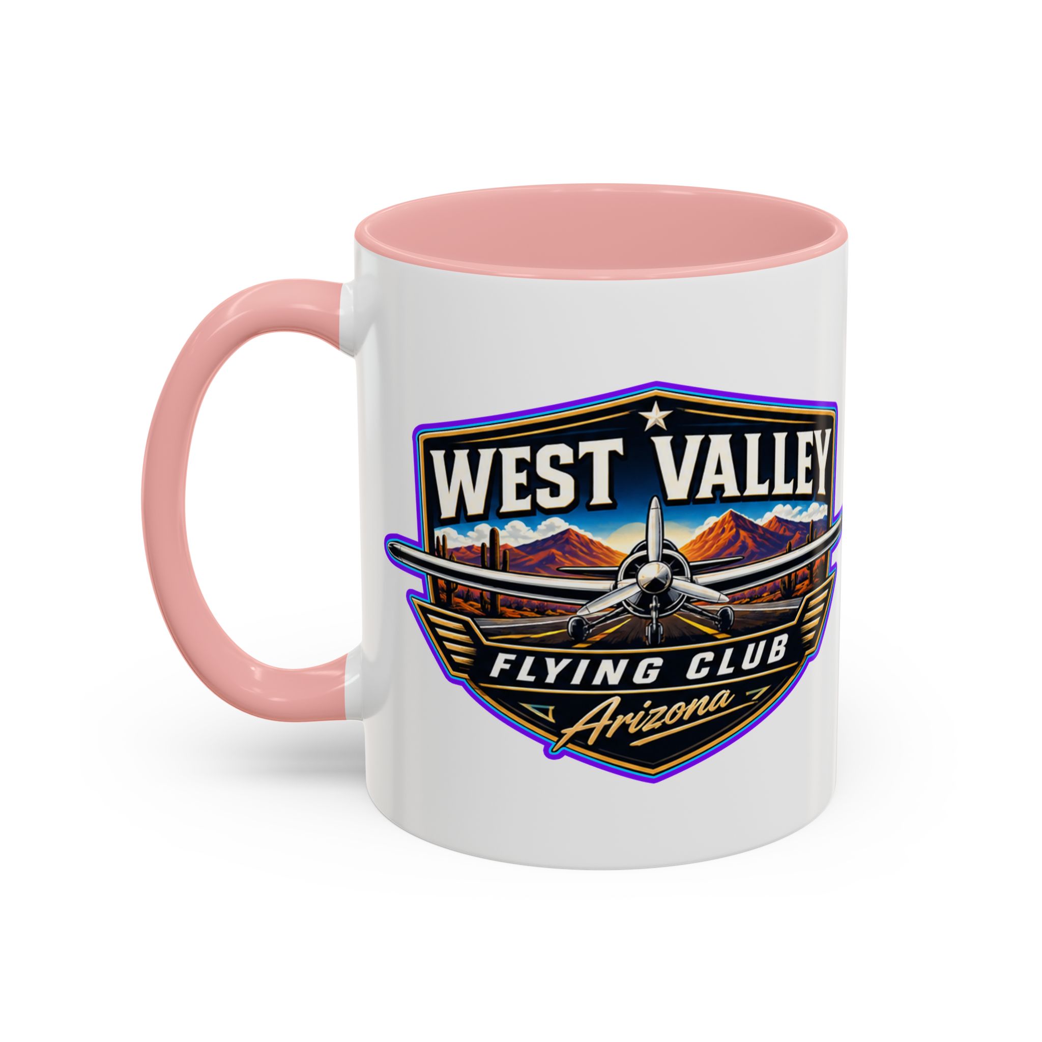 West Valley Flying Club Arizona Coffee Mug — Vintage Airplane Pilot Gift (11/15oz) - Image 9