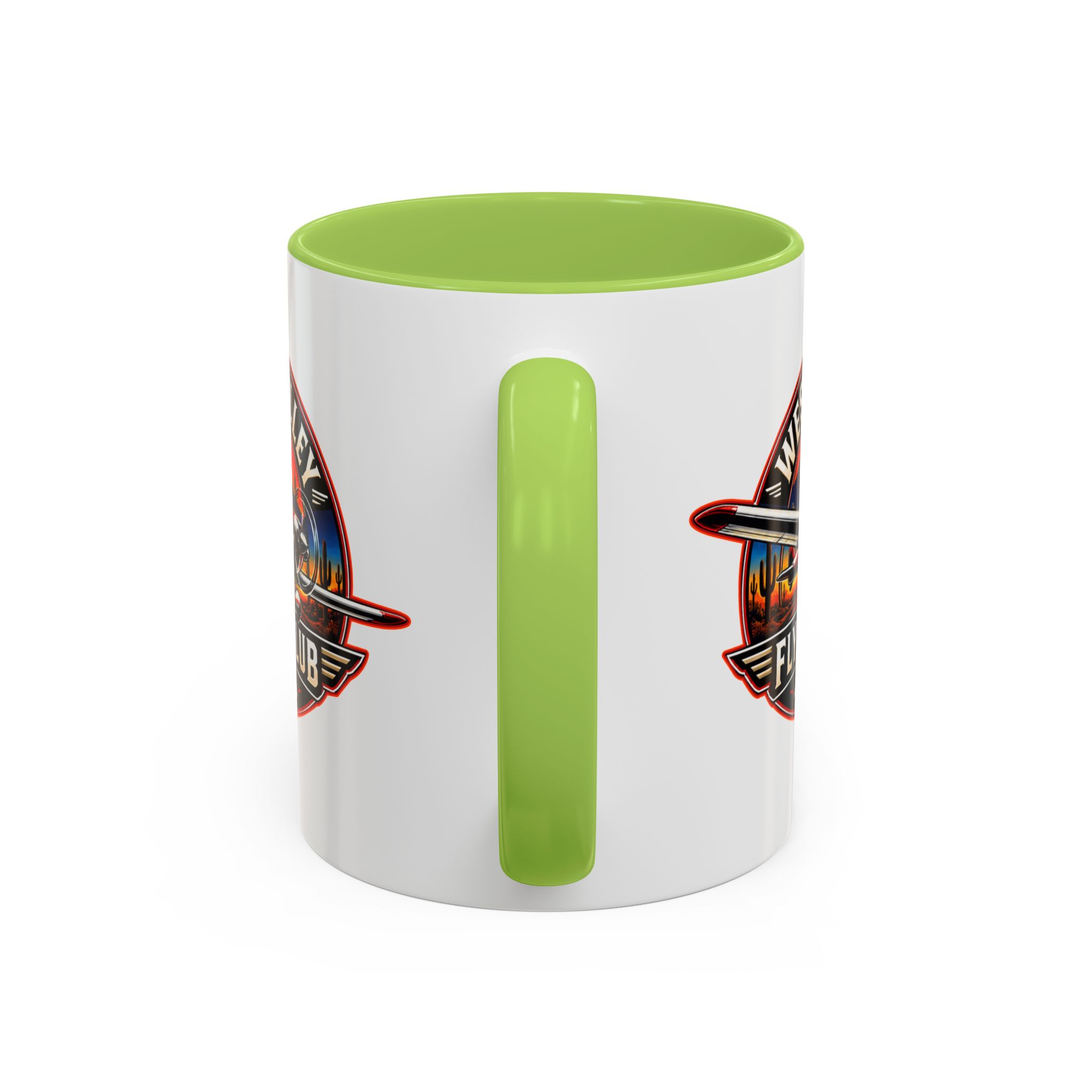 West Valley Flying Club Accent Coffee Mug — Arizona Aviation Logo (11/15oz) - Image 24