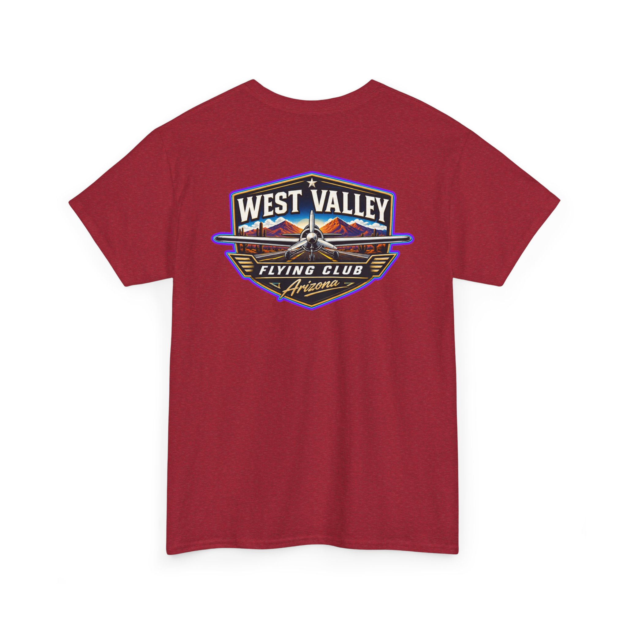 West Valley Flying Club Tee — Vintage Desert Airstrip Logo T‑Shirt - Image 33
