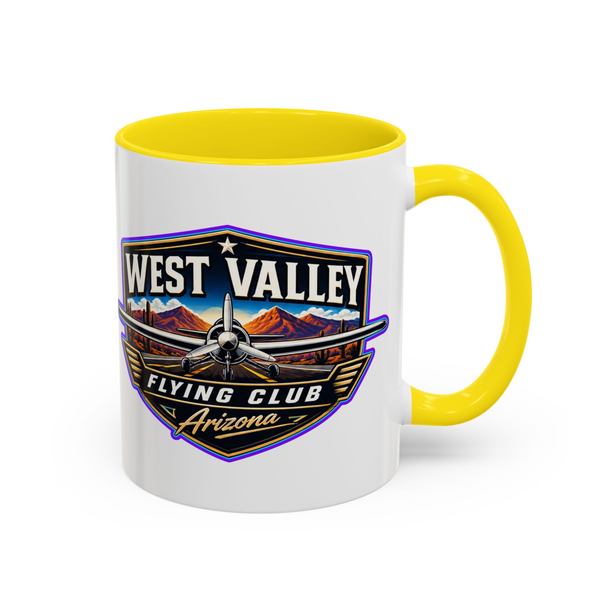 West Valley Flying Club Arizona Coffee Mug — Vintage Airplane Pilot Gift (11/15oz) - Image 20