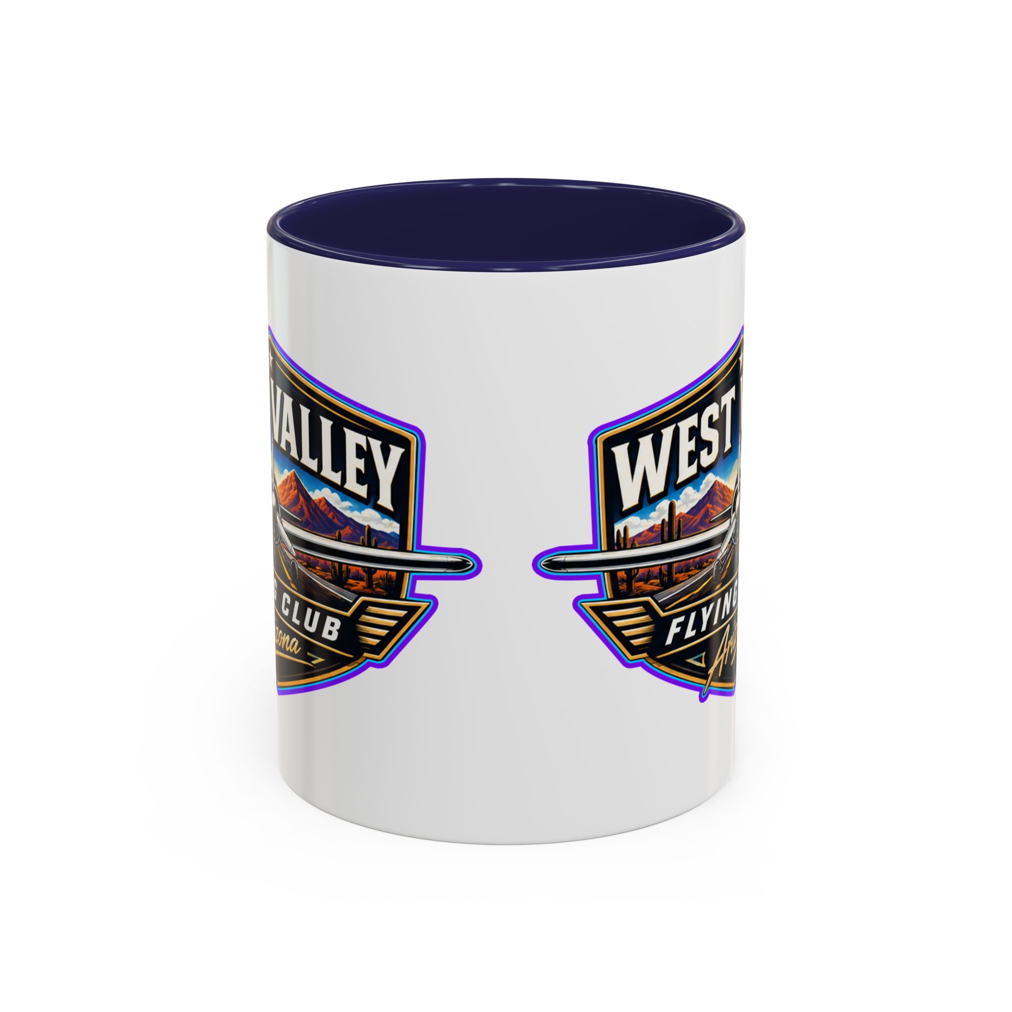 West Valley Flying Club Arizona Coffee Mug — Vintage Airplane Pilot Gift (11/15oz) - Image 4