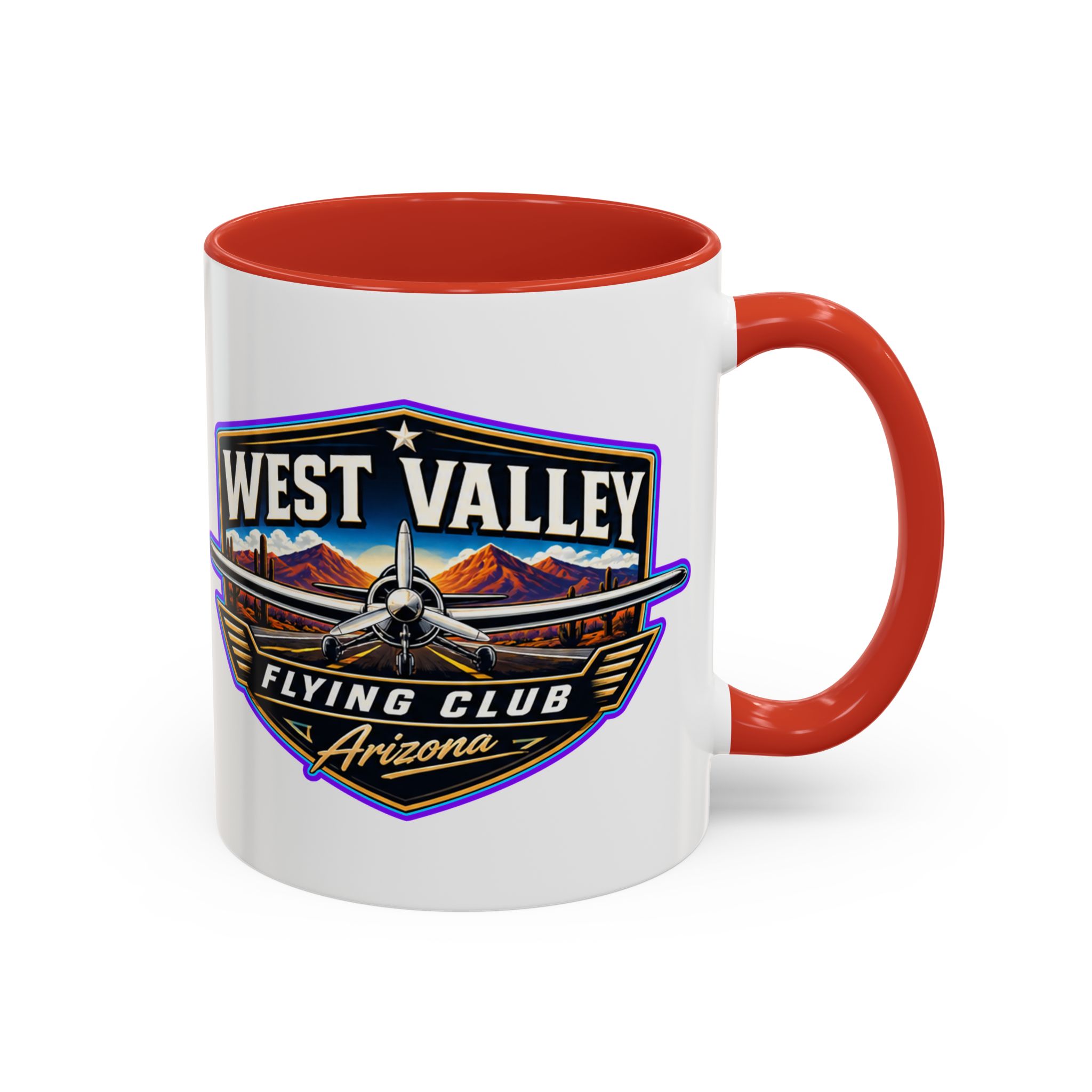 West Valley Flying Club Arizona Coffee Mug — Vintage Airplane Pilot Gift (11/15oz) - Image 11