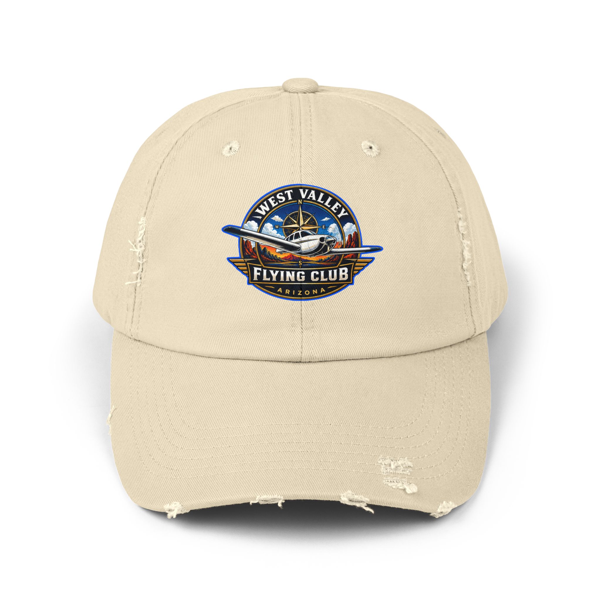 West Valley Vintage Flying Club Distressed Cap