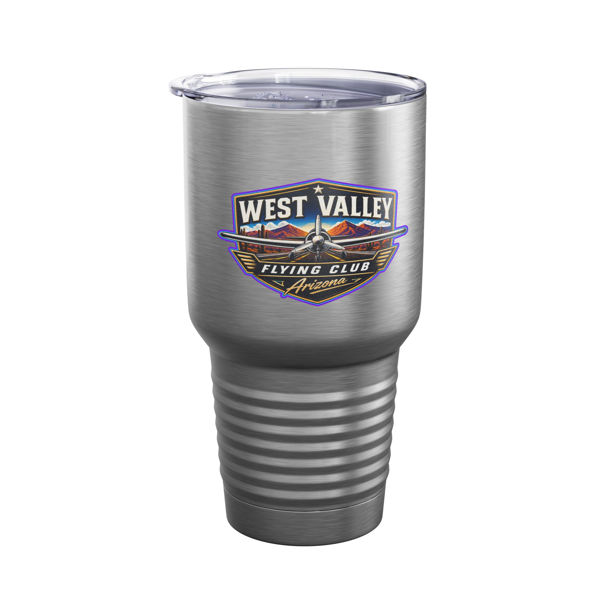 West Valley Flying Club 30oz Tumbler — Insulated Travel Mug - Image 8