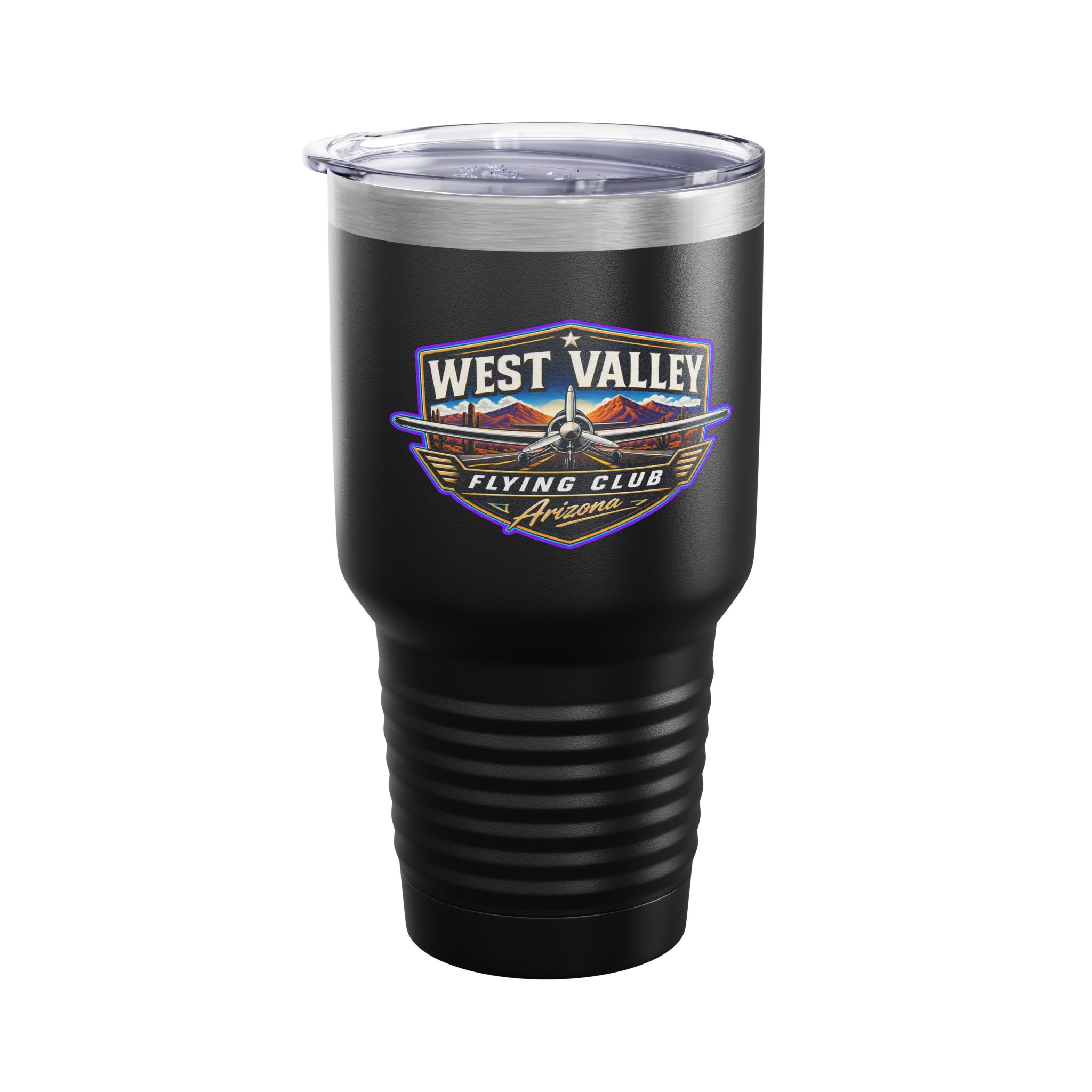 West Valley Flying Club 30oz Tumbler — Insulated Travel Mug - Image 12