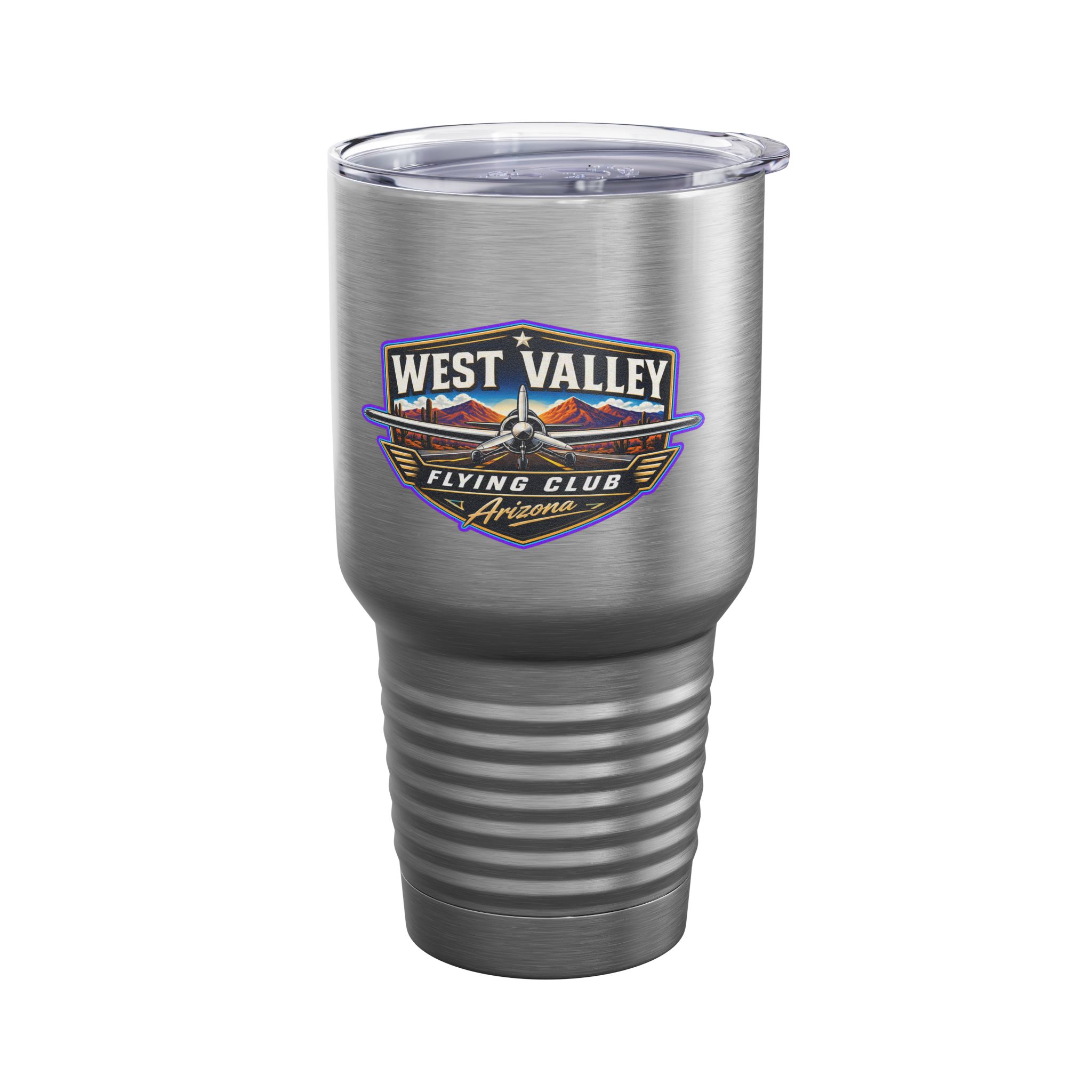 West Valley Flying Club 30oz Tumbler — Insulated Travel Mug - Image 6
