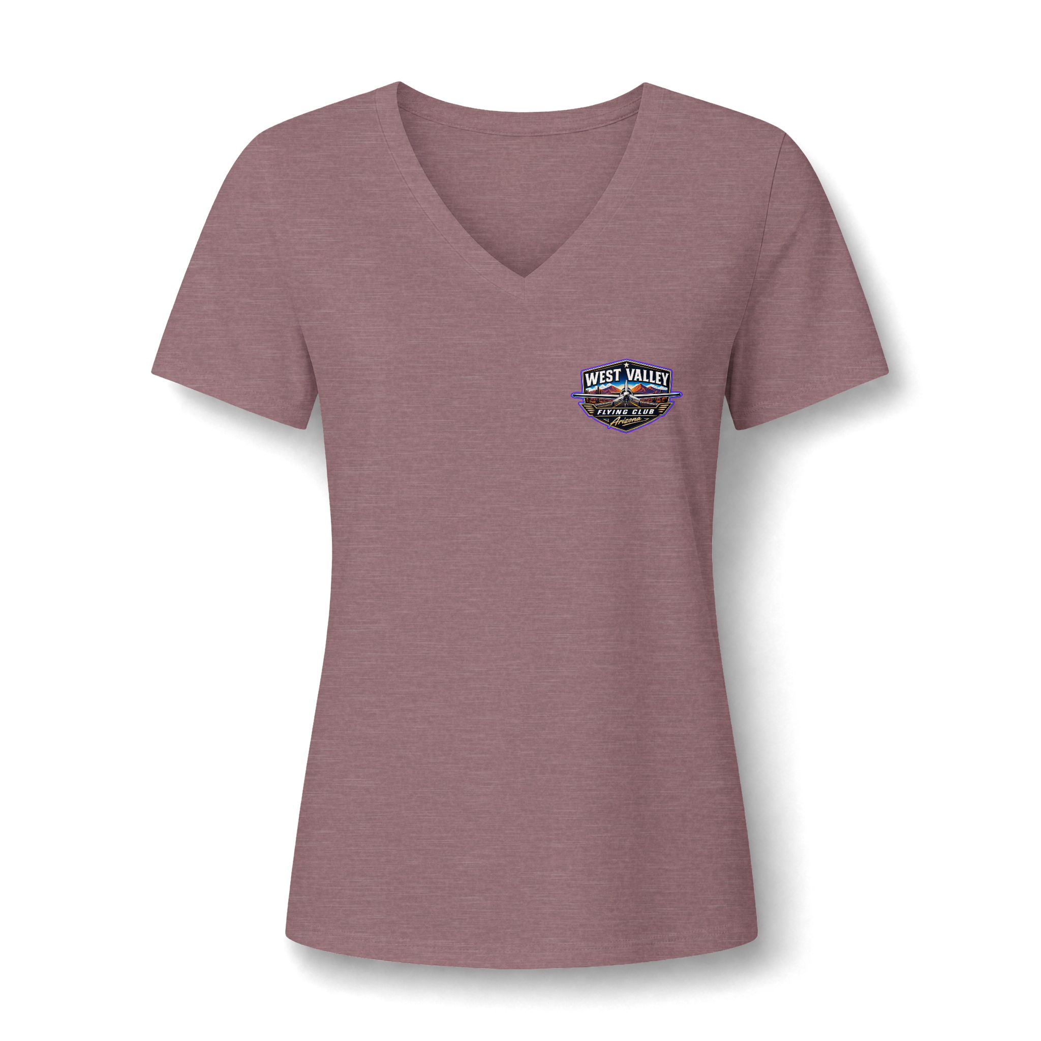 Women's V-Neck Tee — West Valley flying Club - Image 5