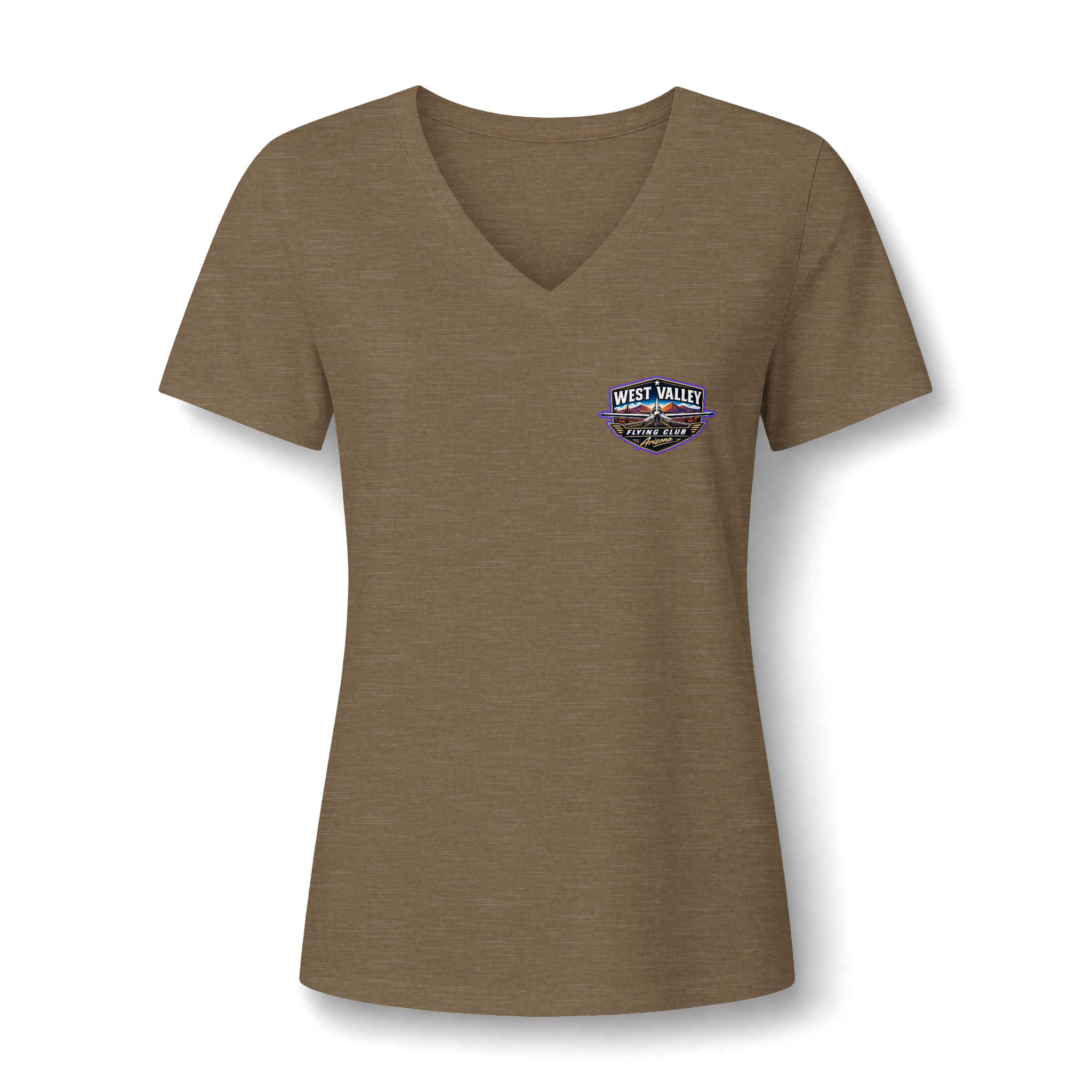 Women's V-Neck Tee — West Valley flying Club - Image 14
