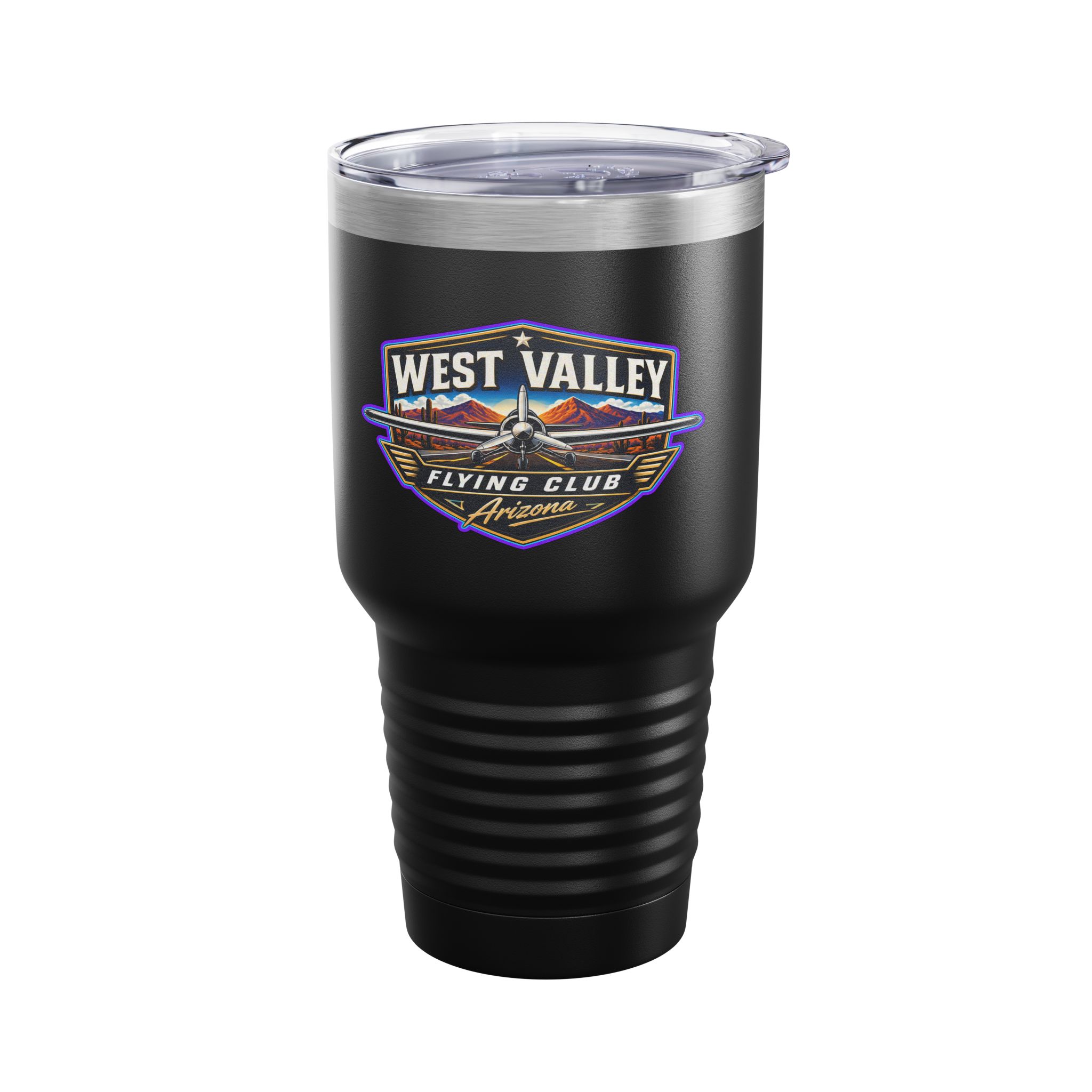 West Valley Flying Club 30oz Tumbler — Insulated Travel Mug - Image 10