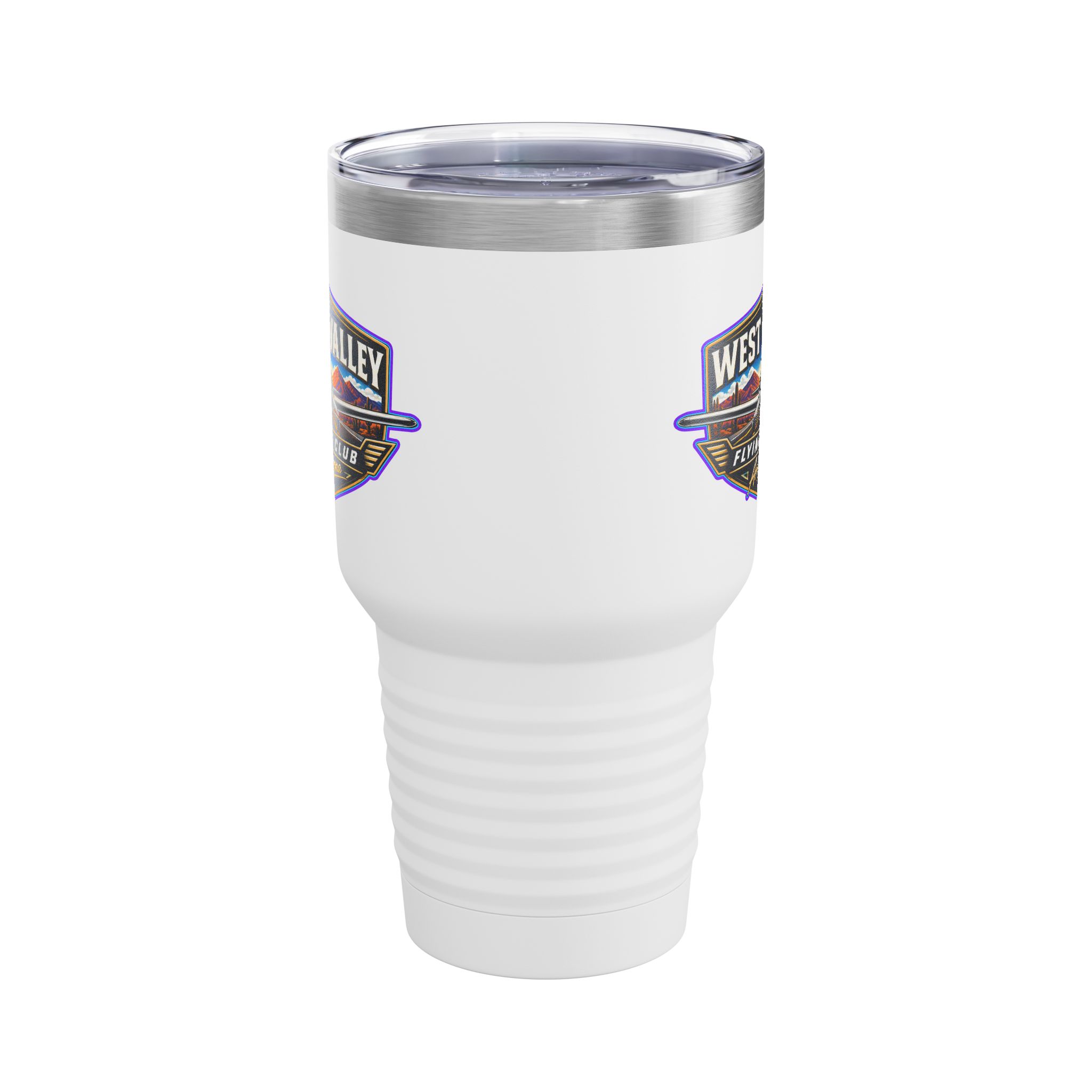 West Valley Flying Club 30oz Tumbler — Insulated Travel Mug - Image 3