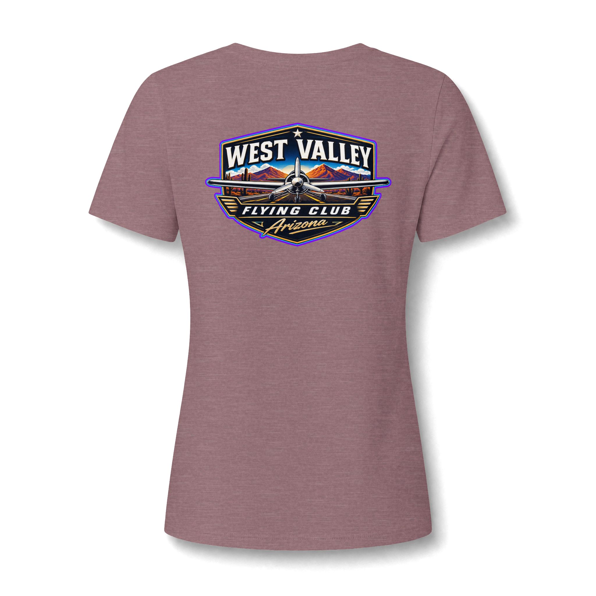 Women's V-Neck Tee — West Valley flying Club - Image 6